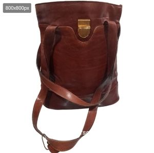 OROTON AUSTRALIA Vintage bucket leather bag